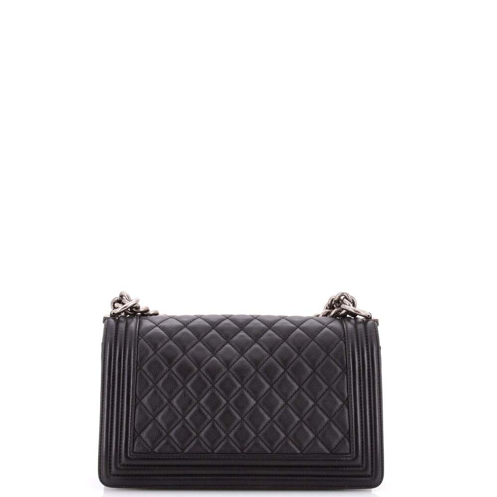 Chanel Boy Flap Bag Quilted Lambskin #233855C44B - Picture 3 of 8